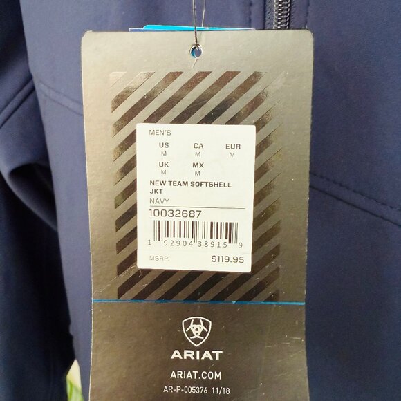 NWT Men's Ariat Jacket Size Medium! - Picture 2 of 9